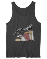 Dark Academia Aesthetic Raven Crow On Old Vintage Books 21