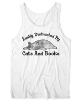 Easily Distracted By Cats And Books QTCAT021222A5