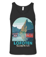 Lofoten Norway Travel Poster Lofoten Traveling Vacation Trip