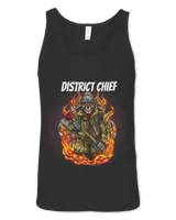 Skeleton District Chief Firefighter