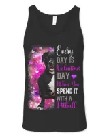 Womens Pitbull Mom Funny Valentines Day Dog Lovers Bully Pitty 1