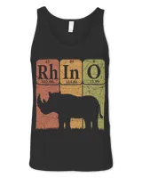 Rhino Gift Periodic Table Elements Rhino Lover Rhinoceros Retro 54