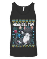 Meowzel Tov Hanukkah Cat Chanukah Jewish Cat Menorah 249