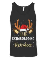 Skimboarding Reindeer Family Matching Christmas Outfit