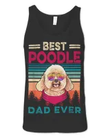 Vintage Retro Best Poodle Dad Ever Cool Dog Fathers Day