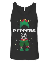 Funny Christmas Tree Lights Ugly Sweater PEPPERS Elf