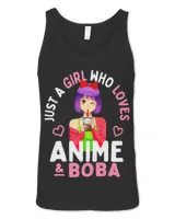 Just a Girl Who Loves Anime and Boba Bubble Tea Teen Gift