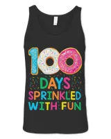 Funny 100 Days Sprinkled with Fun Donut School Teacher Kids