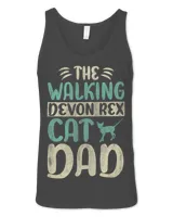 The Walking Devon Rex Cat Dad Kitty Lover Meow Cat Walking