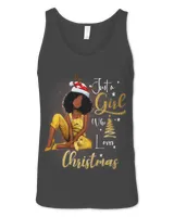 Funny Black Mrs Santa Just A Girl Who Loves Christmas 305