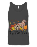 Its Fall Yall Yellow Pitbull Dog Leopard Pumpkin Falling19