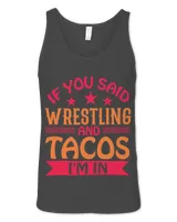 Funny Wrestling And Tacos Novelty Sports Gift