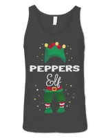 Funny Christmas Tree Lights Ugly Sweater PEPPERS Elf