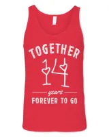 Couples Matching Anniversary Gifts - Customize Years - Together (Years) Forever To Go