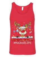 Christmas School Nurse Life Reindeer Lights Xmas Pjs Holiday247