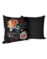 To my daughter never forget that i love you Throw Pillow