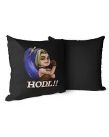Paper hand - pillow crypto