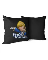 You are welcome -  bitcoin style - pillow crypto