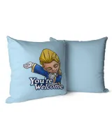 You are welcome -  bitcoin style - pillow crypto