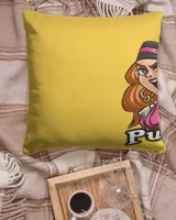 Pump it -  bitcoin style - pillow crypto