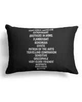 Faux Suede Pillow (Dual Sided) 13x19''