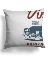 Cotton Drill Pillow (Dual Sided)