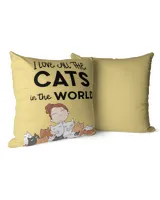 I Love All The Cats pillow QTCAT021222A10