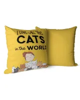 I Love All The Cats pillow QTCAT021222A10