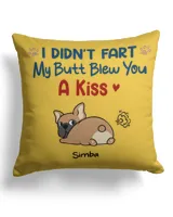 Dog Mom I Didn't Fart Pillow HOD030123D3