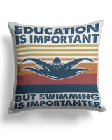 education is important but swimming is importanter