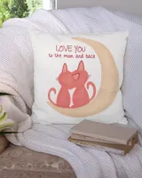 love you moon pillow  QTCAT021222A17
