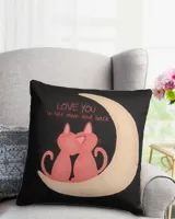 love you moon pillow  QTCAT021222A17