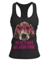 BC In October We Wear Pink Shepherd Pointer Dog Breast Cancer