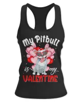 Funny Heart My Pitbull Dog Is My Valentine Day Puppy