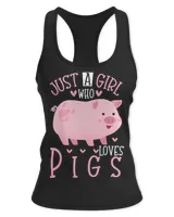 Pig Funny PigJust a Girl Who Loves PigsPig Lover 198 Piggy