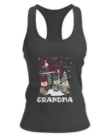 Jesus Grandma Christmas V-Neck T-Shirt