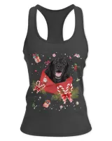 Flat Coated Retriever In Christmas Card Ornament Pajama Xmas442