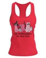 Halloween Cat Breast Cancer On Wednesday We Wear Pink Ghost