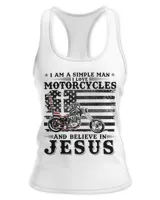 Simple man Love Motorcycles Believe Jesus