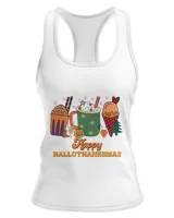 Happy Halloween shirt, Happy Hallothanksmas shirt, Christmas Coffee, Halloween Coffee, Fall Coffee (48)