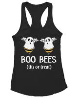 Spooky Ghost Boo Bees Tits Or Treat Tank Top