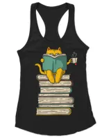 Reading Cat - Funny Book & Tea Lover QTCATB191222A17