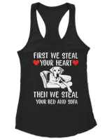 fist we steal your heart then we steal your bed and sofa