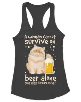 A Woman Cannot Survive On Beer Alone She Also Needs Cats HOC290323A1