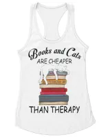 Books And Cats Are Cheaper Than Therapy QTCAT191222A6