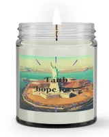 Radiate Your Beliefs: Ignite Positivity with Our Faith, Hope and Love Candles