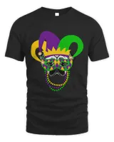 Mardi Gras Pug Dog 2Cute Mardi Gras Shirt
