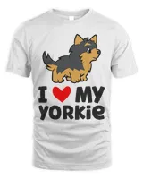 Yorkshire Terrier Dog Owner I Love My Yorkie 9