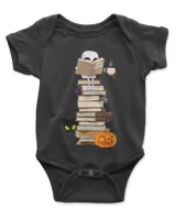 Skeletons, Cats, Books Tea T-Shirt