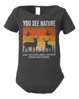 Deer You See Nature and i See Deer Jerky Steaks Sausages Burger 377